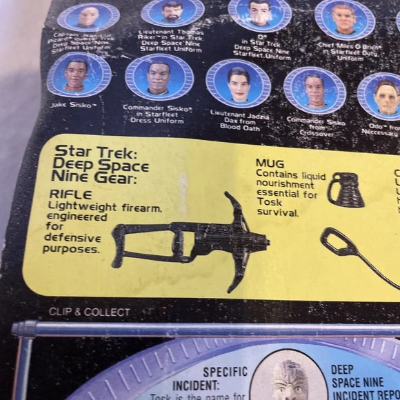 1995 Playmates, Star Trek Deep Space Nine, Tosk Reptile Alien, NIB - Picture 10 of 15